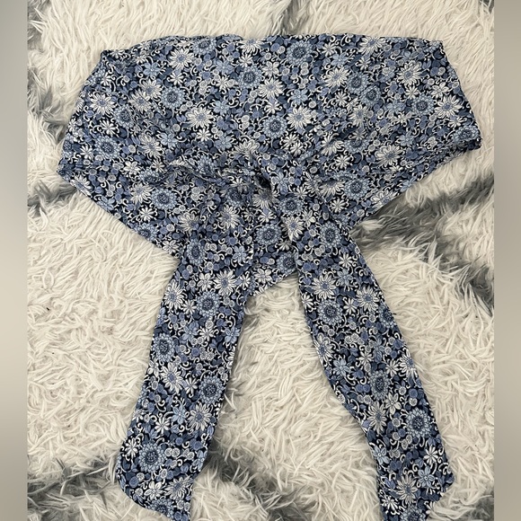 ABERCROMBIE & FITCH - XS - Bandana Top - BLUE - Picture 3 of 5